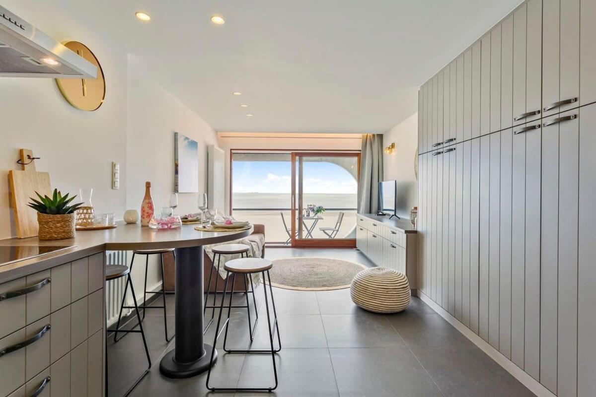 Huswell - Studio With Great Sea View On Terrace Knokke-Heist Dış mekan fotoğraf